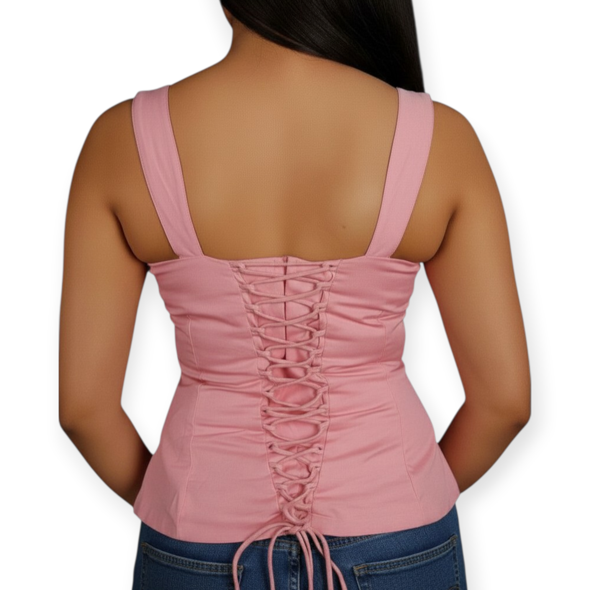 Blush Pink Peplum Top